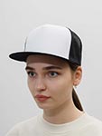 Бейсболка FLEXFIT арт. 6005FW (черный / белый)
